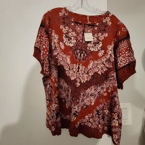 Free People - Bohemian top - Size Small & NWT